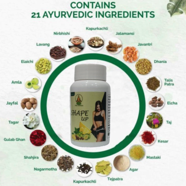 pure ayurveda shape-up weight loss capcules - Image 2